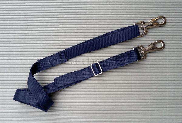 Bucas teil-elastischer Beingurt Standard (1 Stück), Navyblau